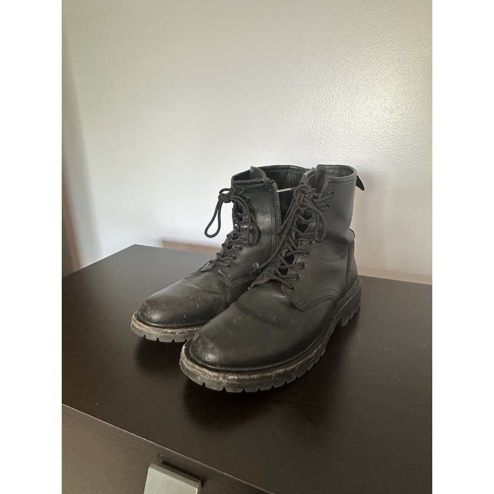 Thursday Boot Stomper Black Leather Size 9